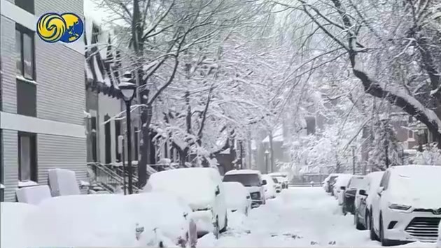 加拿大多地遭遇暴雪 政府预警极寒天气