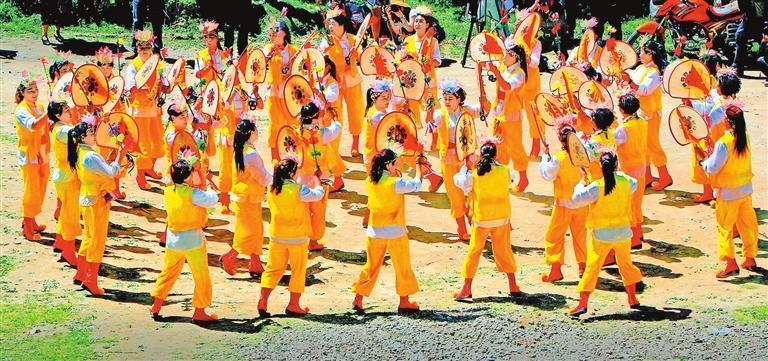 武山旋鼓舞(资料图)