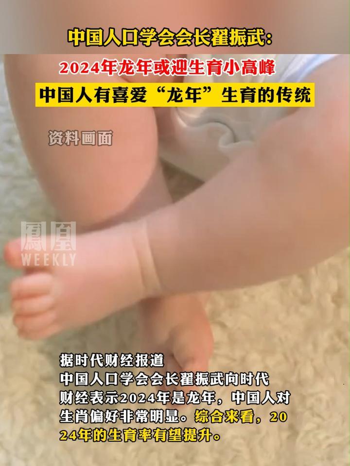 中国人口学会会长翟振武：2024年龙年或迎生育小高峰，中国人有喜爱“龙年”生育的传统#龙年