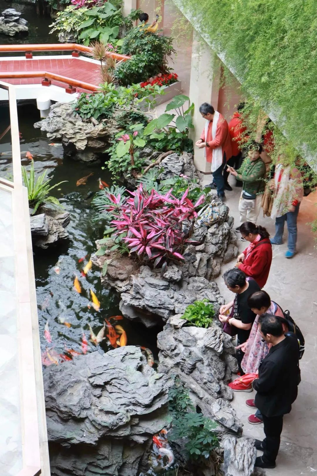 白天鹅宾馆,挤满了早起排队的广州大孝子