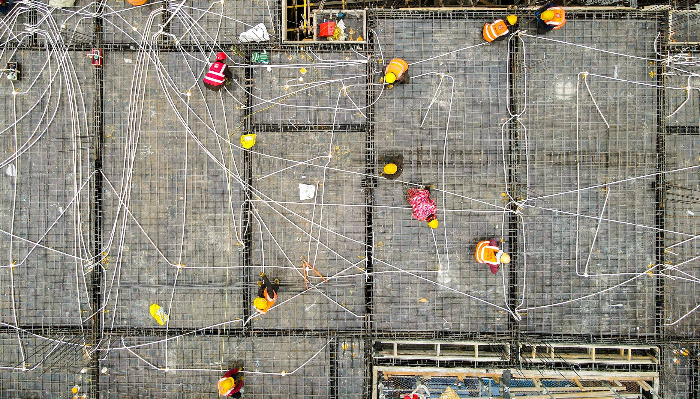 安徽庐江县:合庐产业新城建设正酣