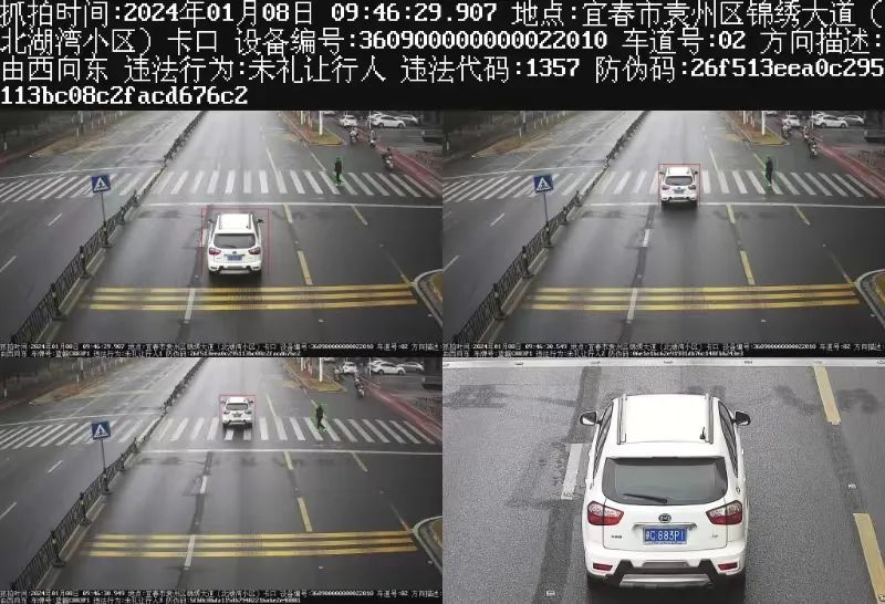 曝光！宜春这些车辆不礼让行人被抓拍