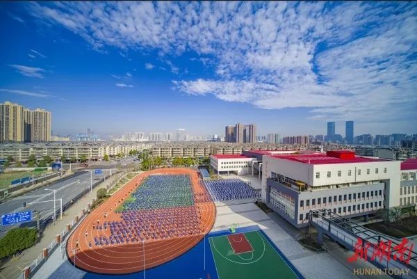 砂子塘新世界小学。（雨花区教育局供图）