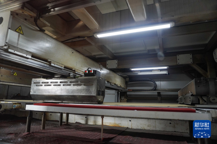 1月23日，在位于甘肃嘉峪关市的酒钢西部重工股份有限公司精密铸造分厂，3D打印智能铸造工厂内的打印机正在作业。新华每日电讯记者　马希平　摄