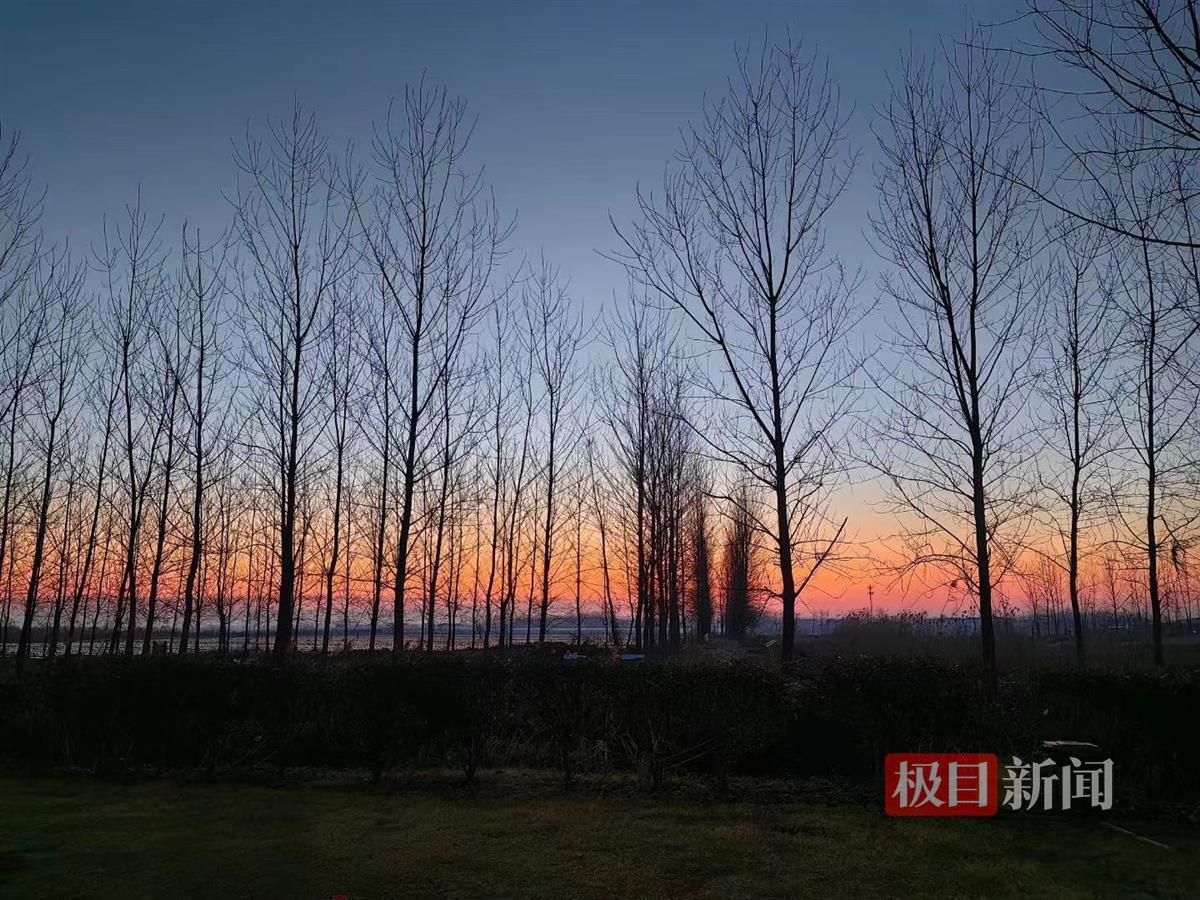 今日的晨曦（通讯员谭文卓摄）