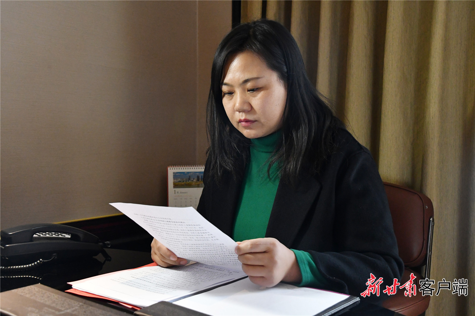 省人大代表、甘肃鼎晟电子商务有限公司总经理孙丽霞进一步整理完善建议