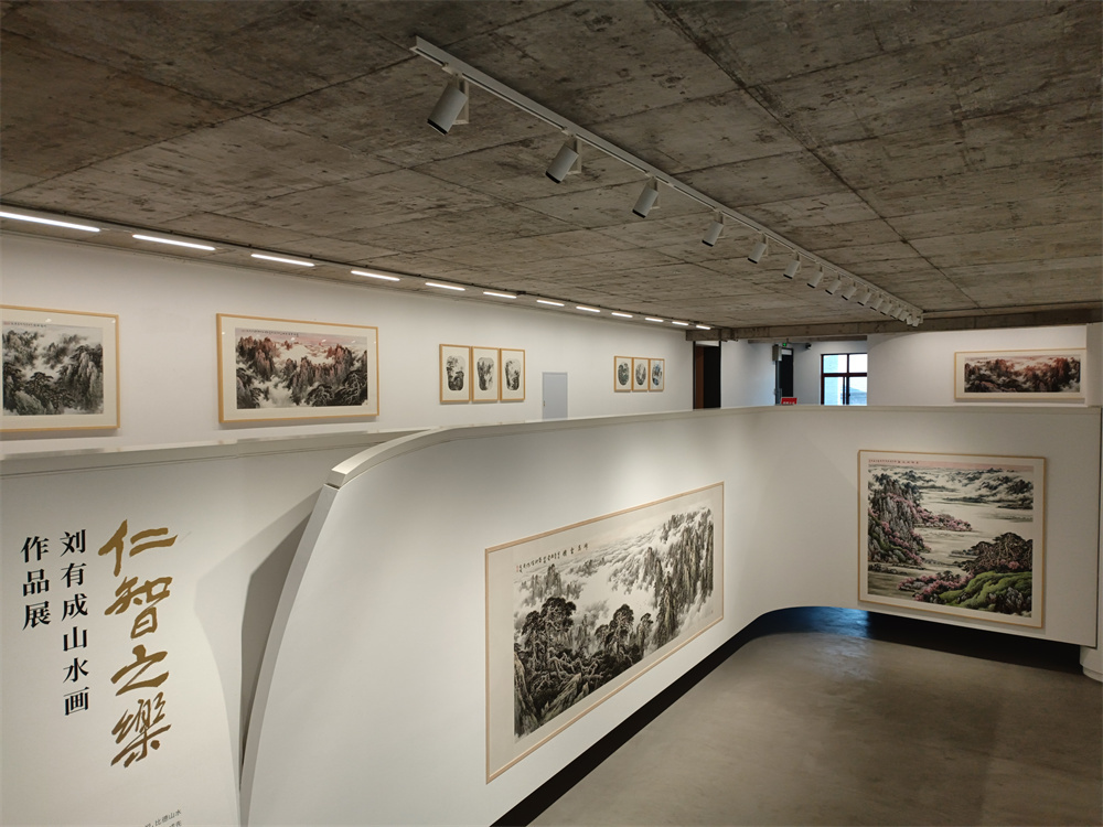 笔墨淋漓酣畅 尽现山水壮美丨明州书画院展出刘有成山水画作品