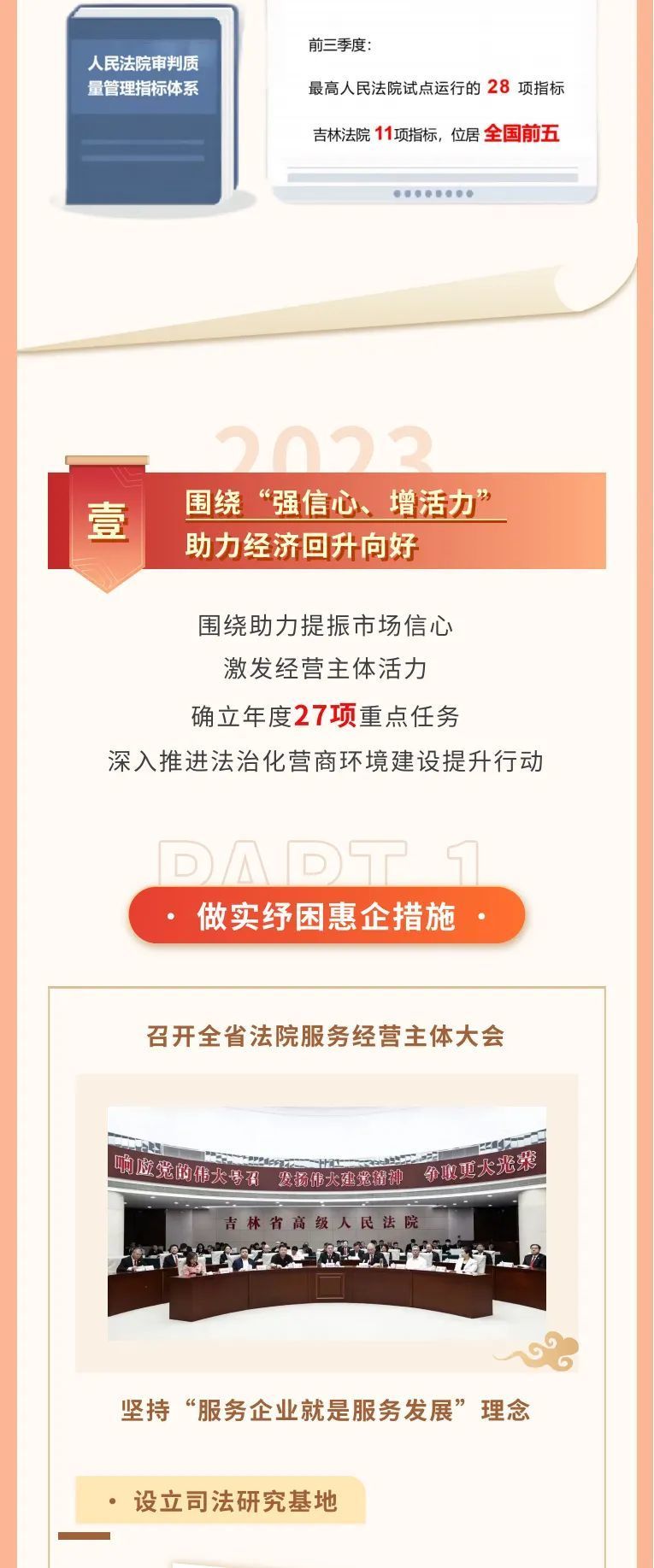 一图读懂吉林省高级人民法院工作报告
