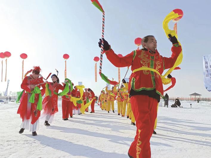 现场舞蹈表演 本组图片 长春市双阳区委宣传部供图