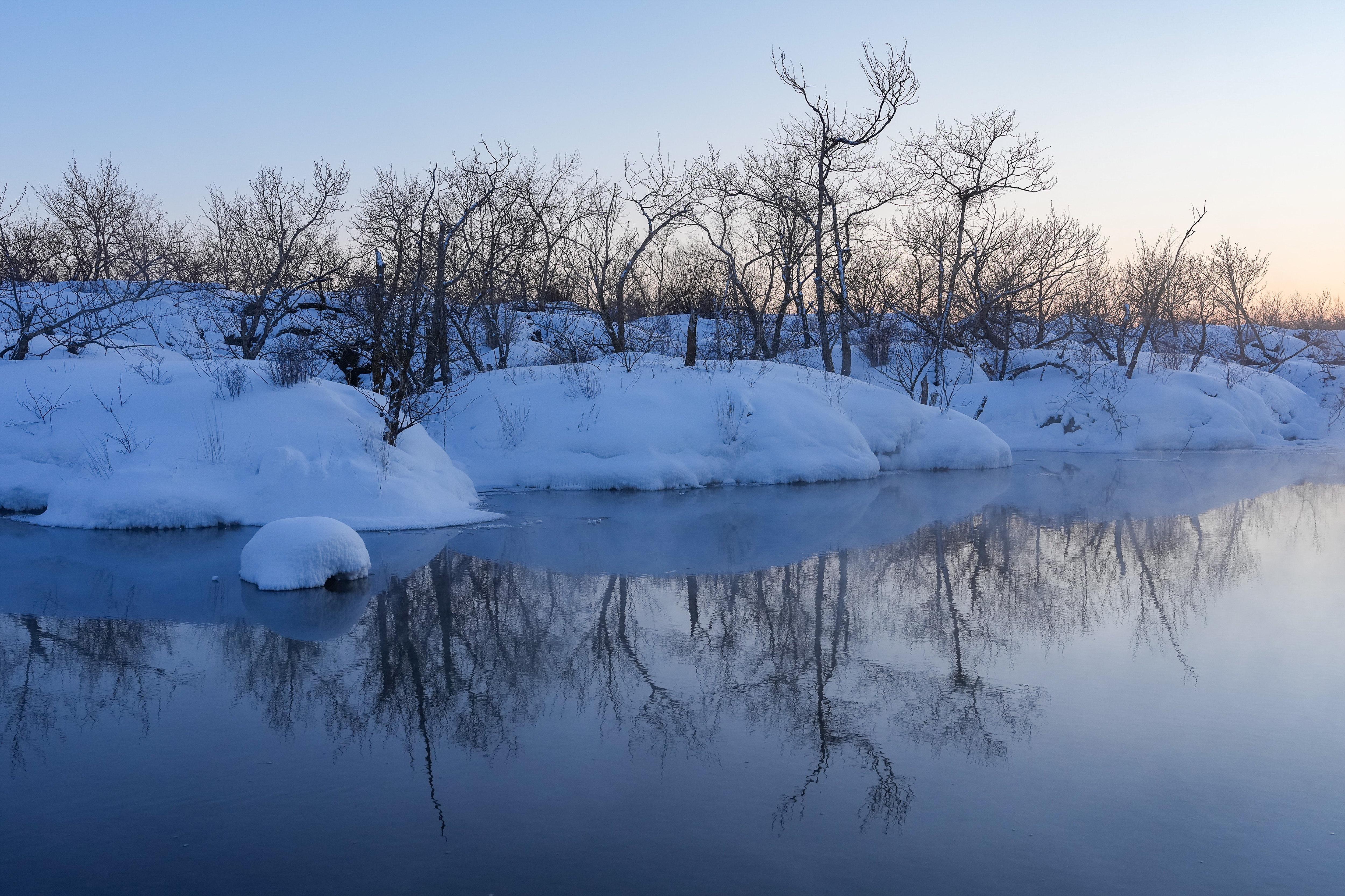 黑龙江的冬天雪景图片