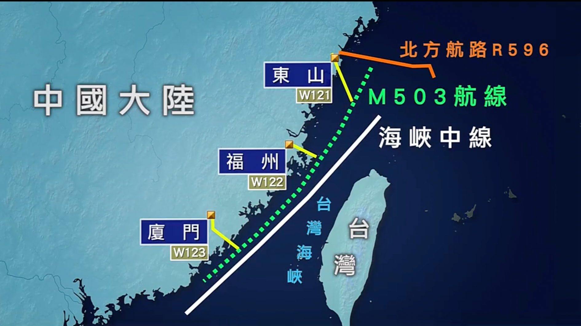 国台办：优化M503航线便利两岸人员往来