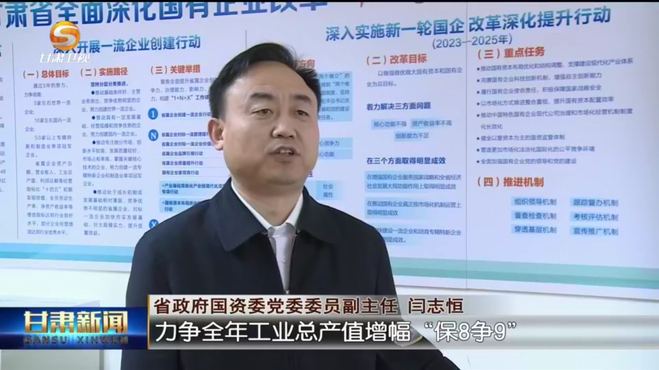 推动新型工业化大提速　甘肃省委书记话重点