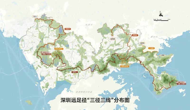 徒步深圳发布山海连城420公里远足径来了