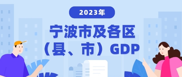 最新数据公布 2023年宁波各区（县、市）GDP来了