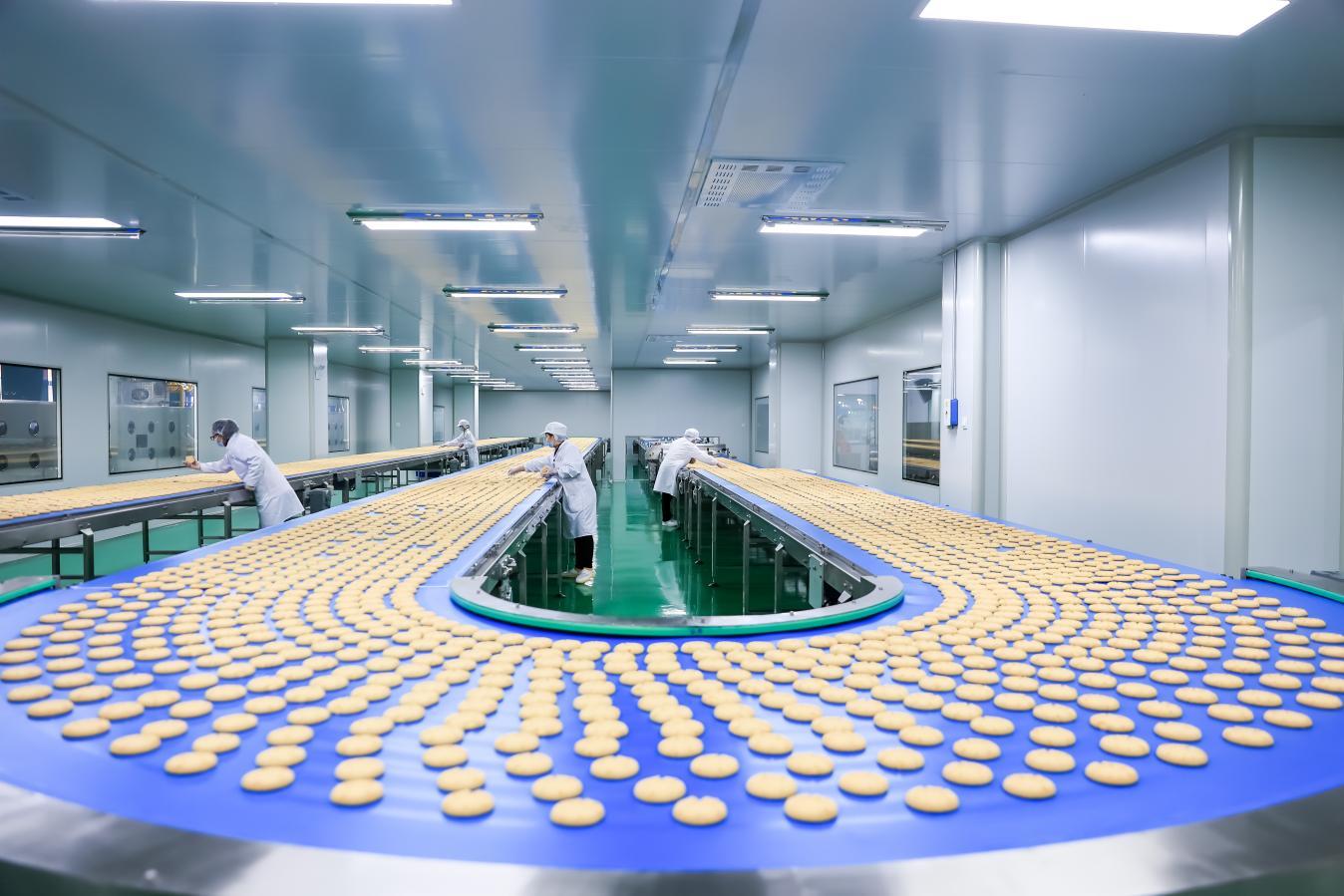 溢香农产品有限公司蛋黄酥生产线