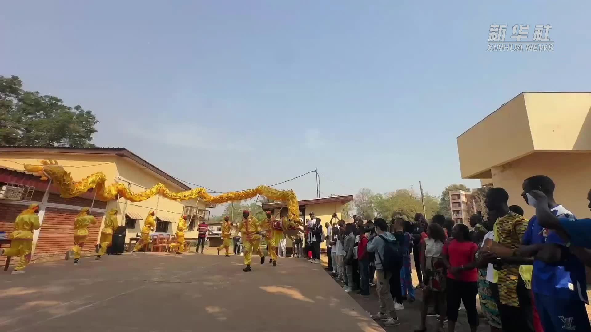 中非共和国班吉大学孔子学院举办新春文化活动