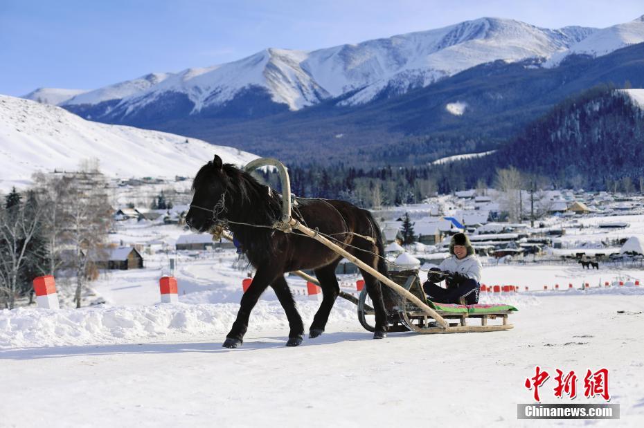 新疆白哈巴景区:绝美冬景宛如童话世界
