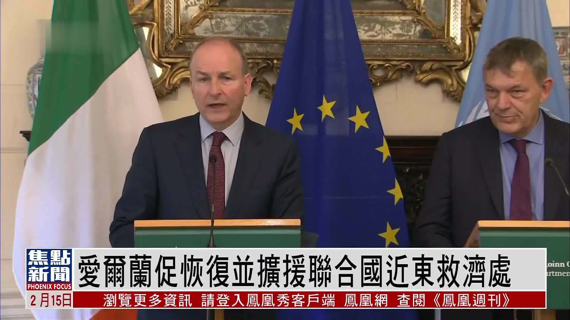 爱尔兰促恢复并扩援联合国近东救济处