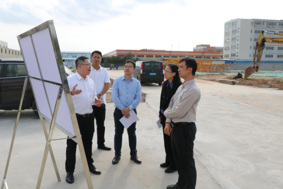 蓬江区组织开展高质量发展重点项目一线调研