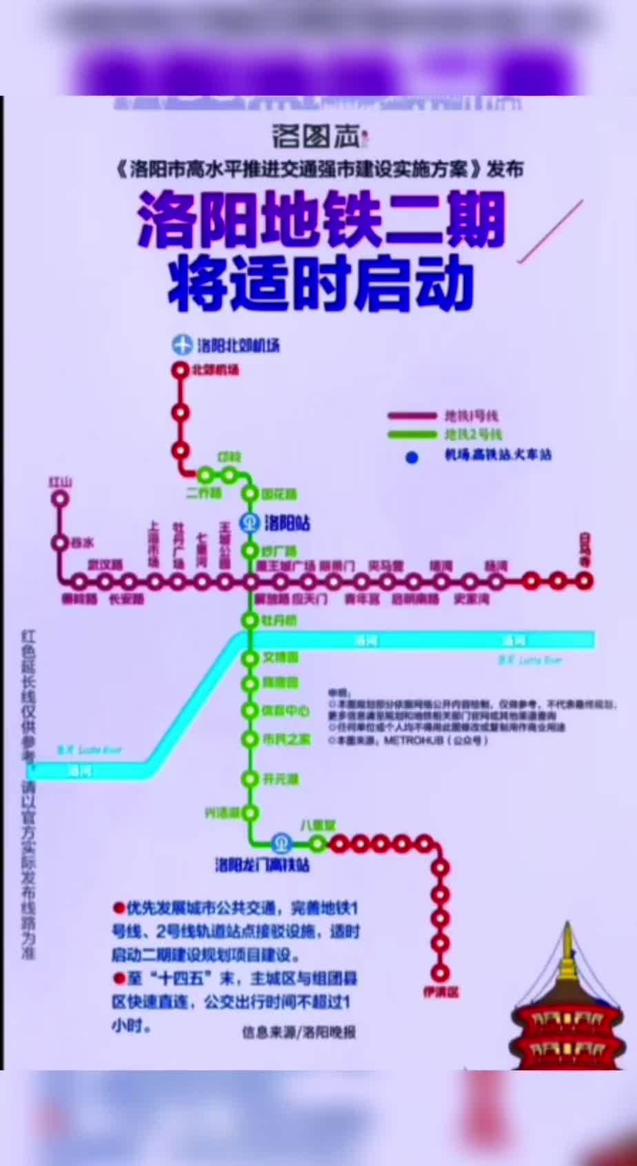 洛阳地铁远期规划图片