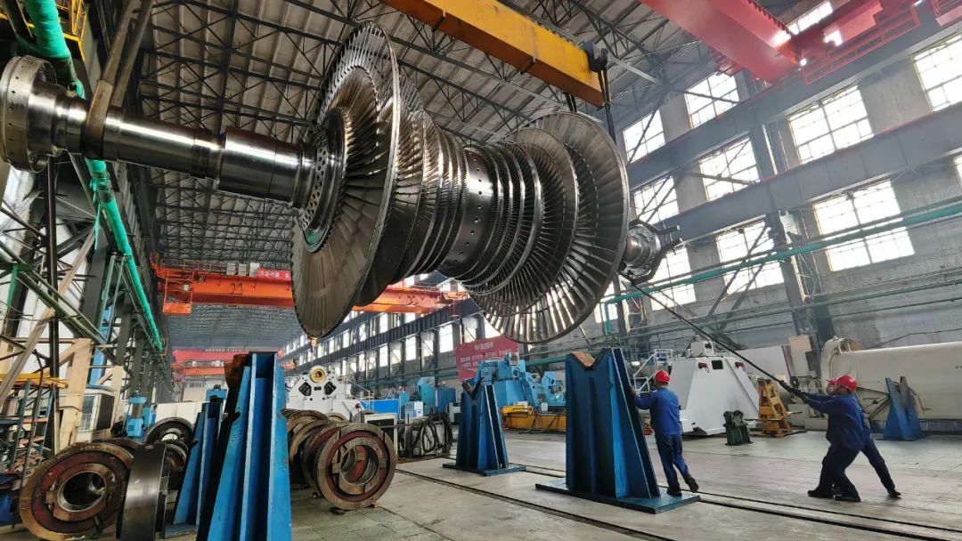 哈电汽轮机力争新春开门红生产线上不停工