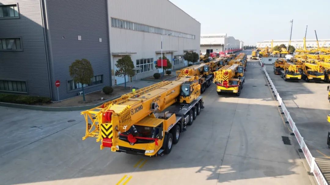 又一波"徐工造"起重机,驶向全球!
