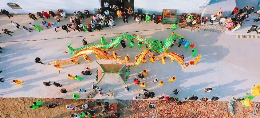 马鞍山市博望区：舞龙玩灯贺新年