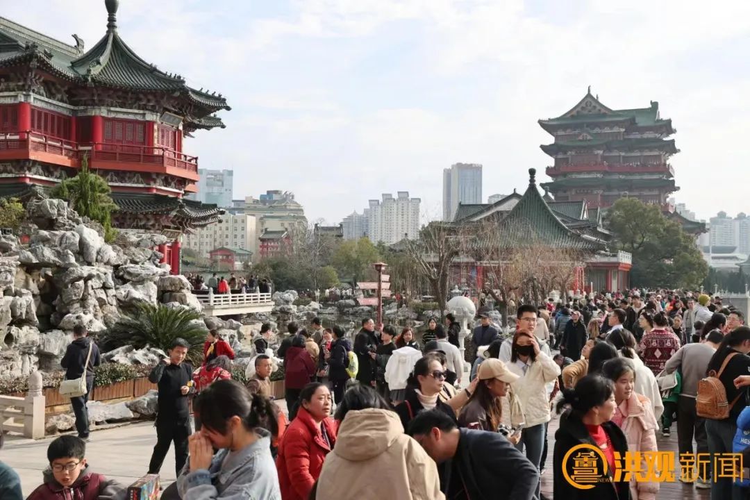 7天63万人次,滕王阁景区北园为何这么火?