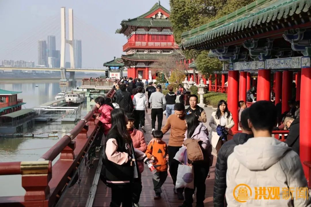 7天63万人次,滕王阁景区北园为何这么火?