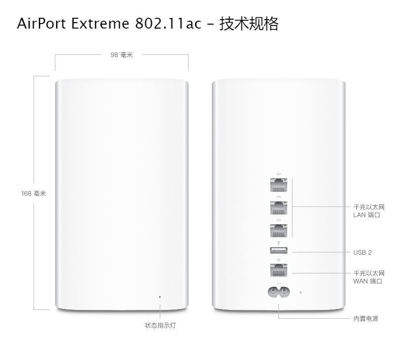 AirPort Extreme 路由器