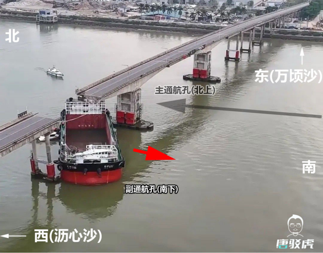 独家披露广州船撞桥事故:撞击力相当于时速62重卡,为何桥垮了?_凤凰网