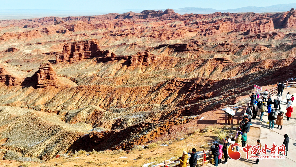 张掖平山湖大峡谷地质公园春节游掀热潮