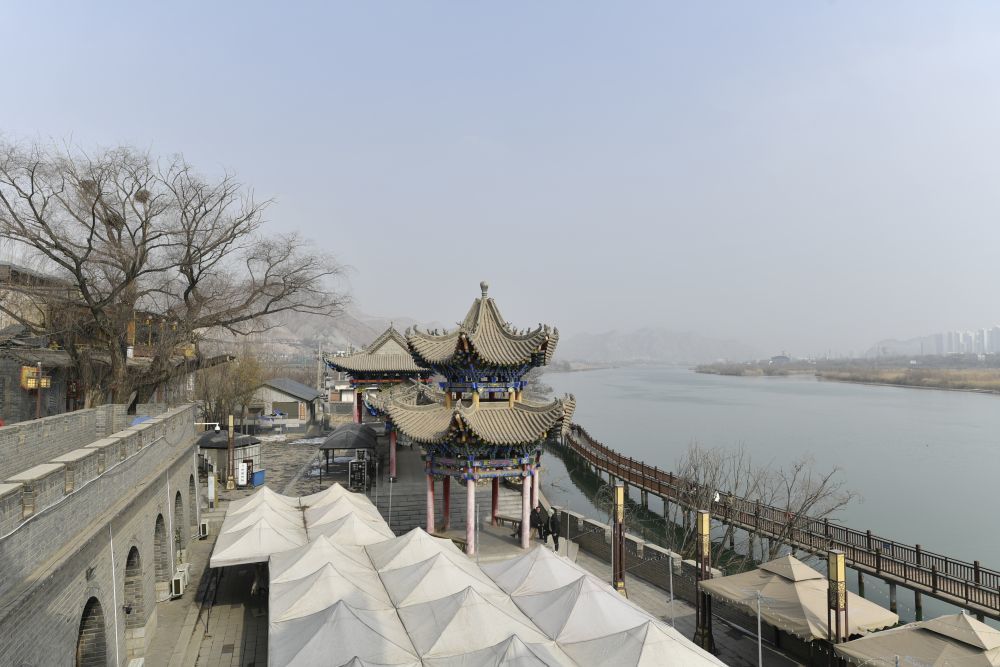 这是2月24日拍摄的河口古镇一角　新华社记者　郎兵兵　摄