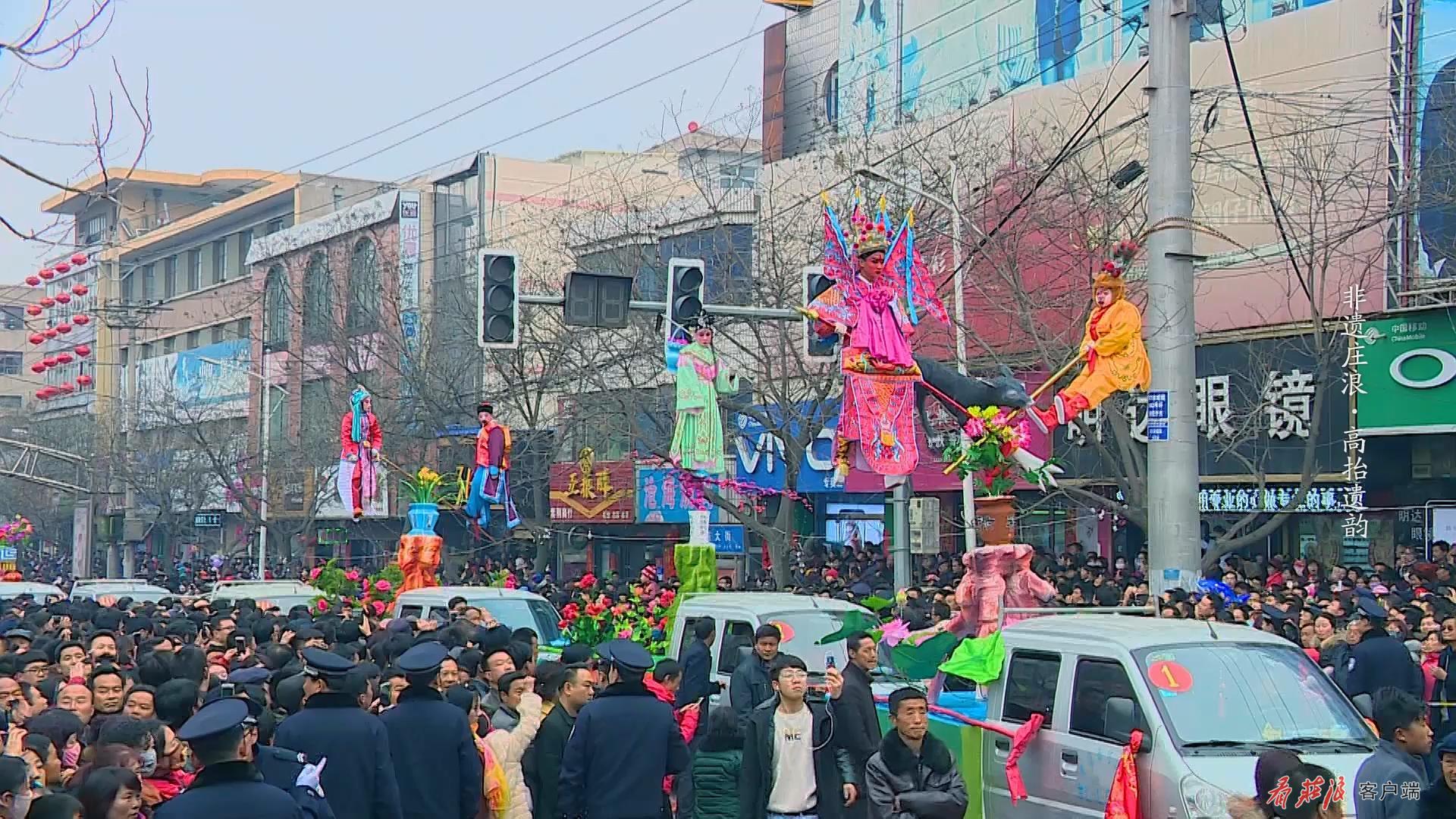 300多年的陇上非遗:高悬奇妙的庄浪高抬 主打奇险秀