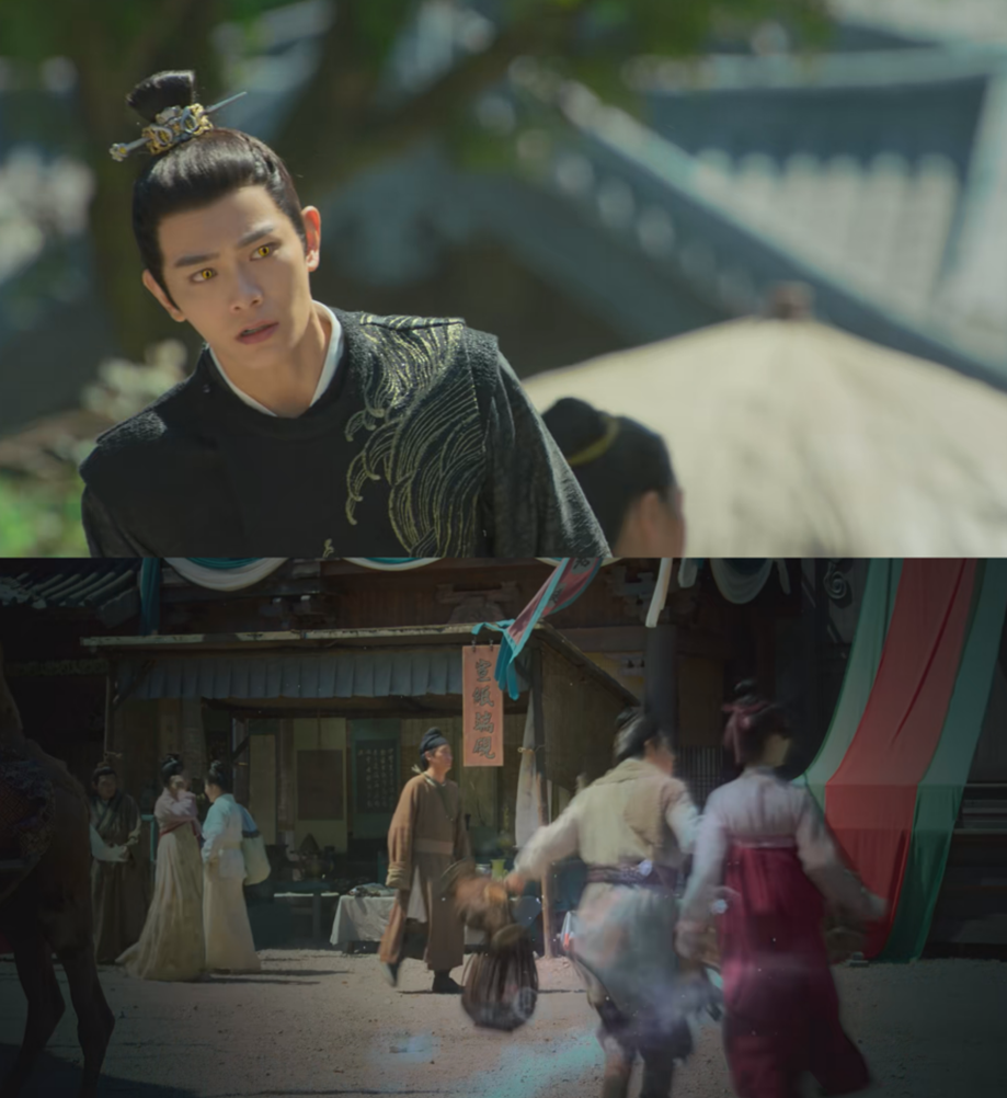 眼睛一变色,就仿佛开启“特异功能”,能凭借气味看到人物此前的踪迹