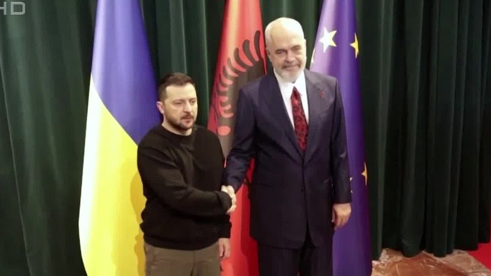 泽连斯基出访阿尔巴尼亚，将共同主持峰会寻求支持