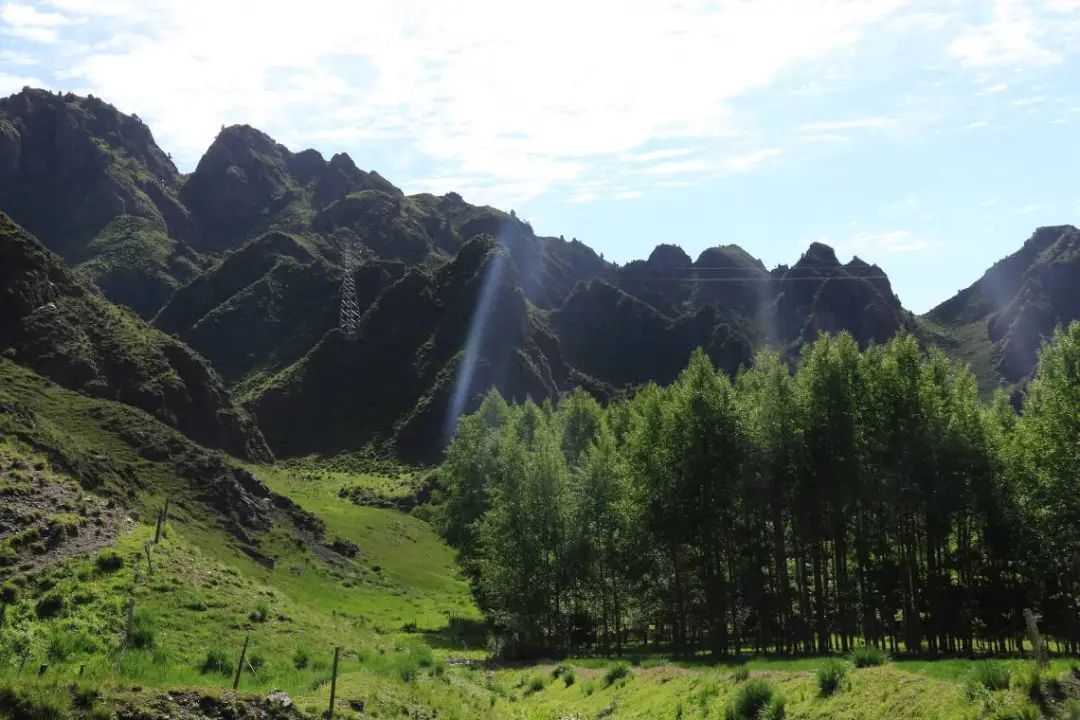 图9-3　石门沟火山岩峰丛地貌　图片/刘延兵