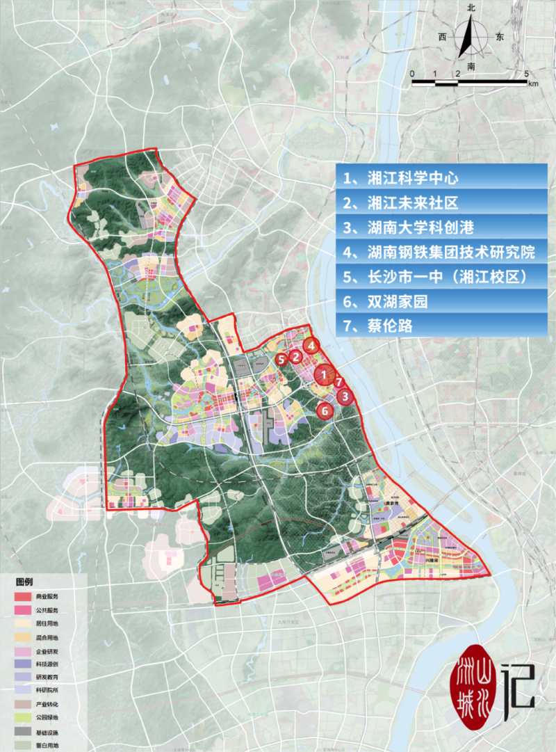 湘江科学城7大项目。资料图