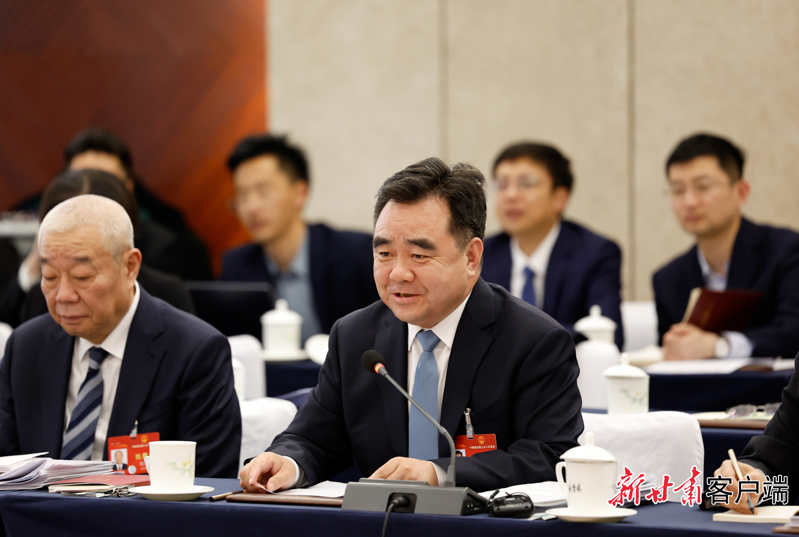 全国人大代表、庆阳市委书记黄泽元　新甘肃&middot;甘肃日报记者　孟捷