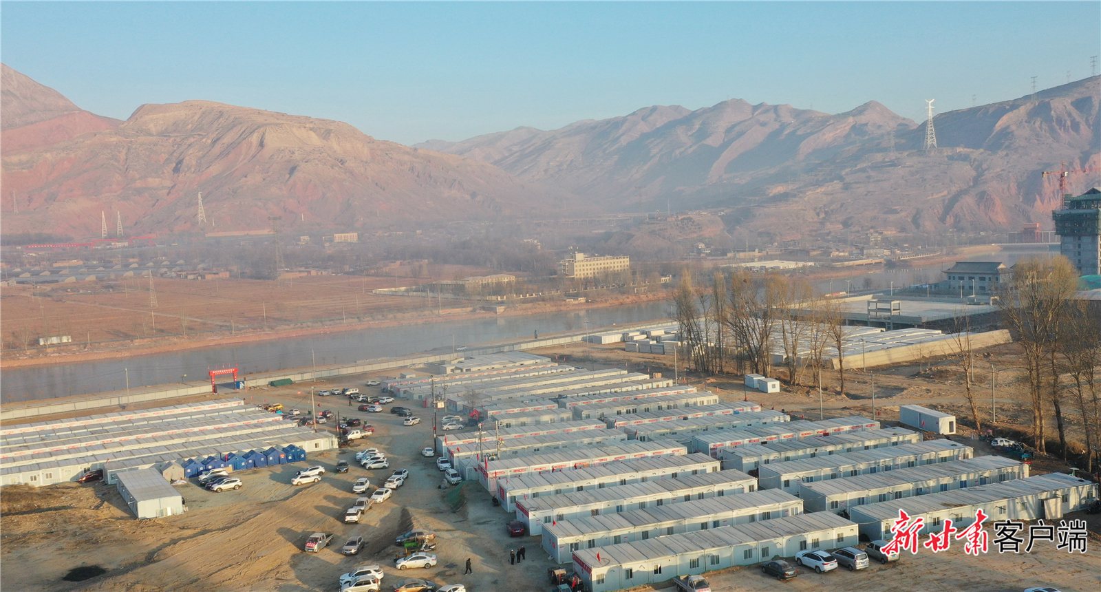 积石山县大河家镇一处灾后安置点 新甘肃·甘肃日报通讯员 史有东