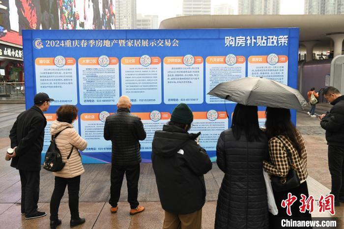 图为市民在了解有关补贴政策。中新网记者周毅 摄