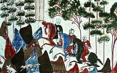 萨埵太子本生　莫高窟第428窟（北周）