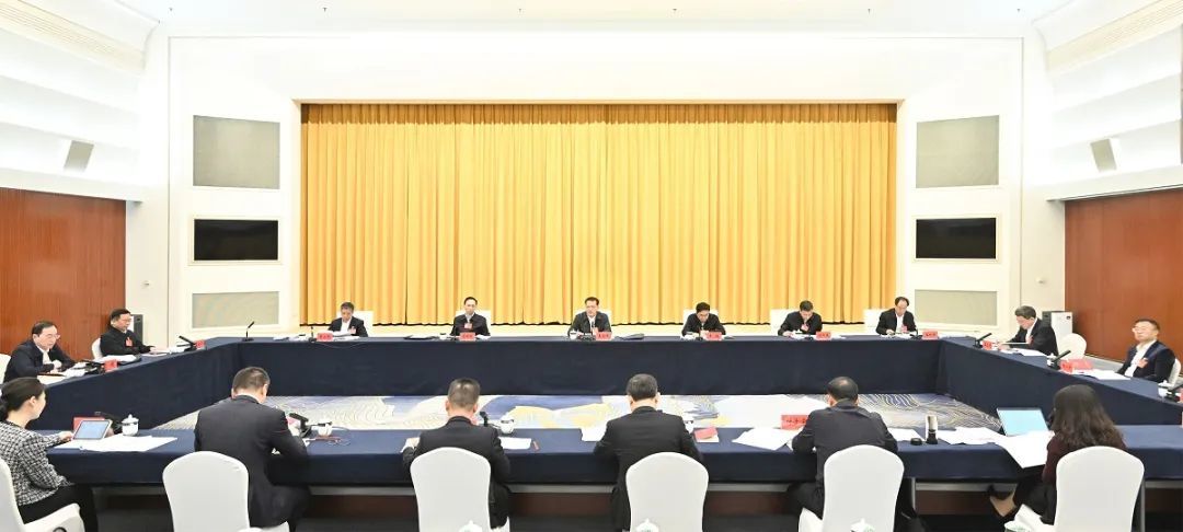 3月7日下午，十四届全国人大二次会议重庆代表团举行会议，分组审议国务院组织法修订草案。苏思 摄