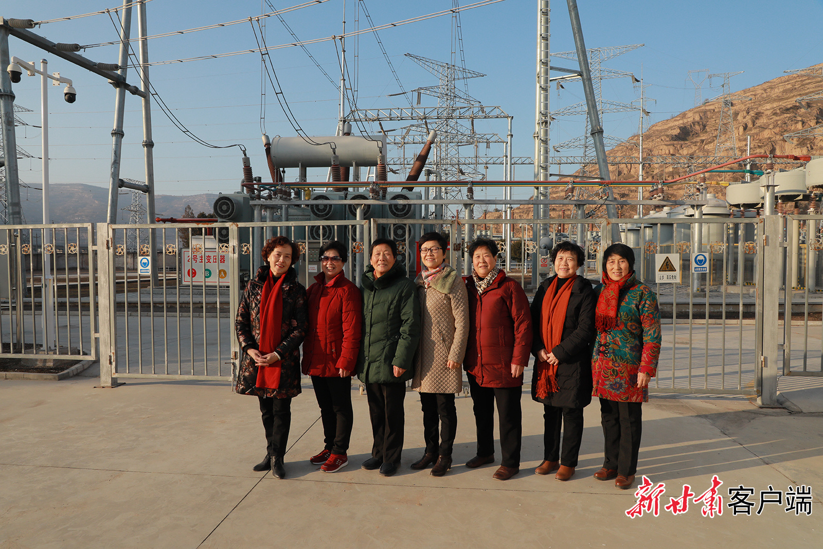 2020年7月，七姐妹在秦安330变电站再聚首。