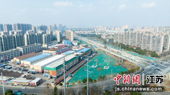 张家港南二环架空线路迁改为地下电缆工程。