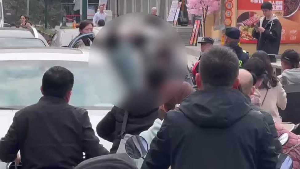 武大学生与鸣笛游客大打出手游客我开奥迪当事人哥们北京的