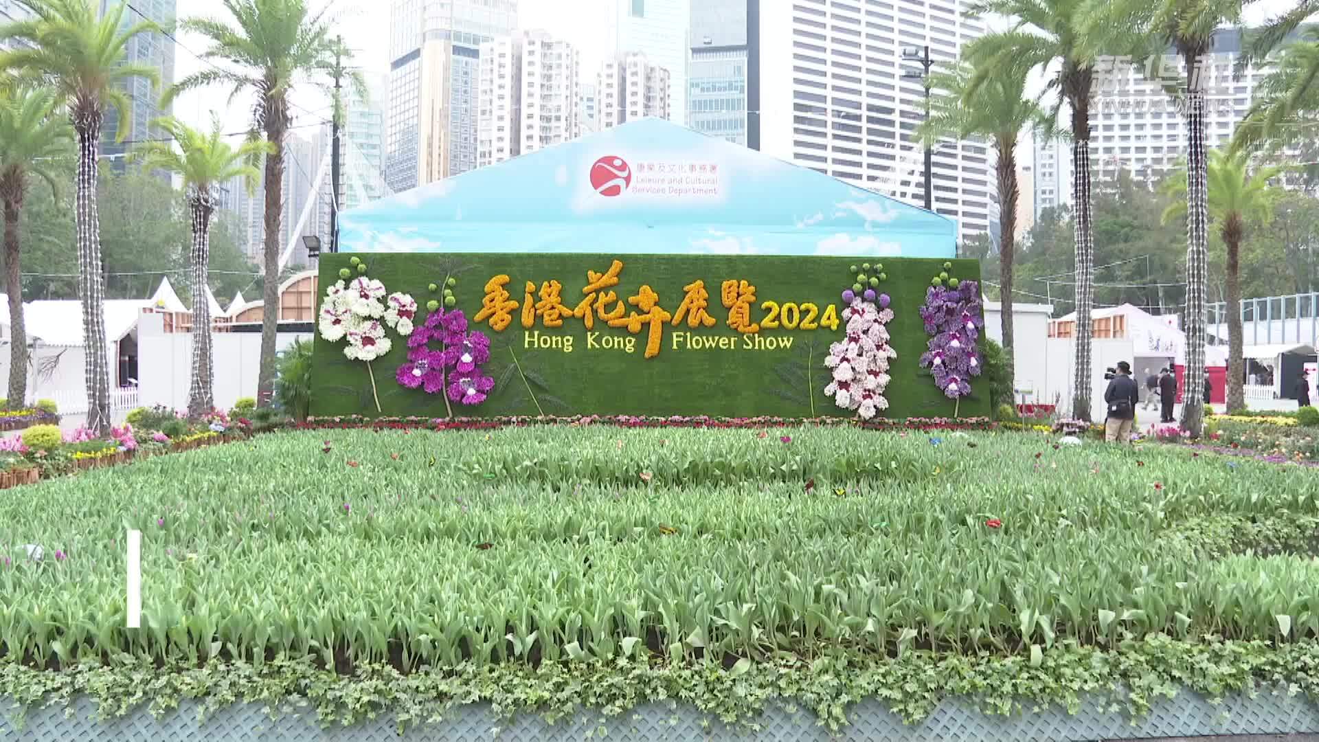 2024年香港花卉展即将开幕 维多利亚公园变身花海