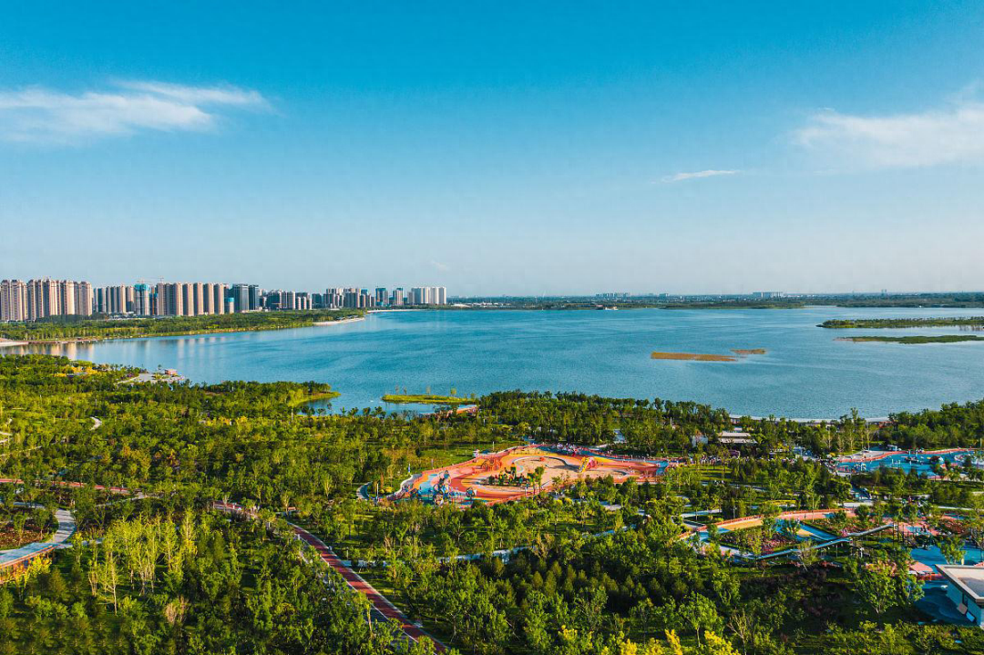 太原晋阳湖风景图片图片