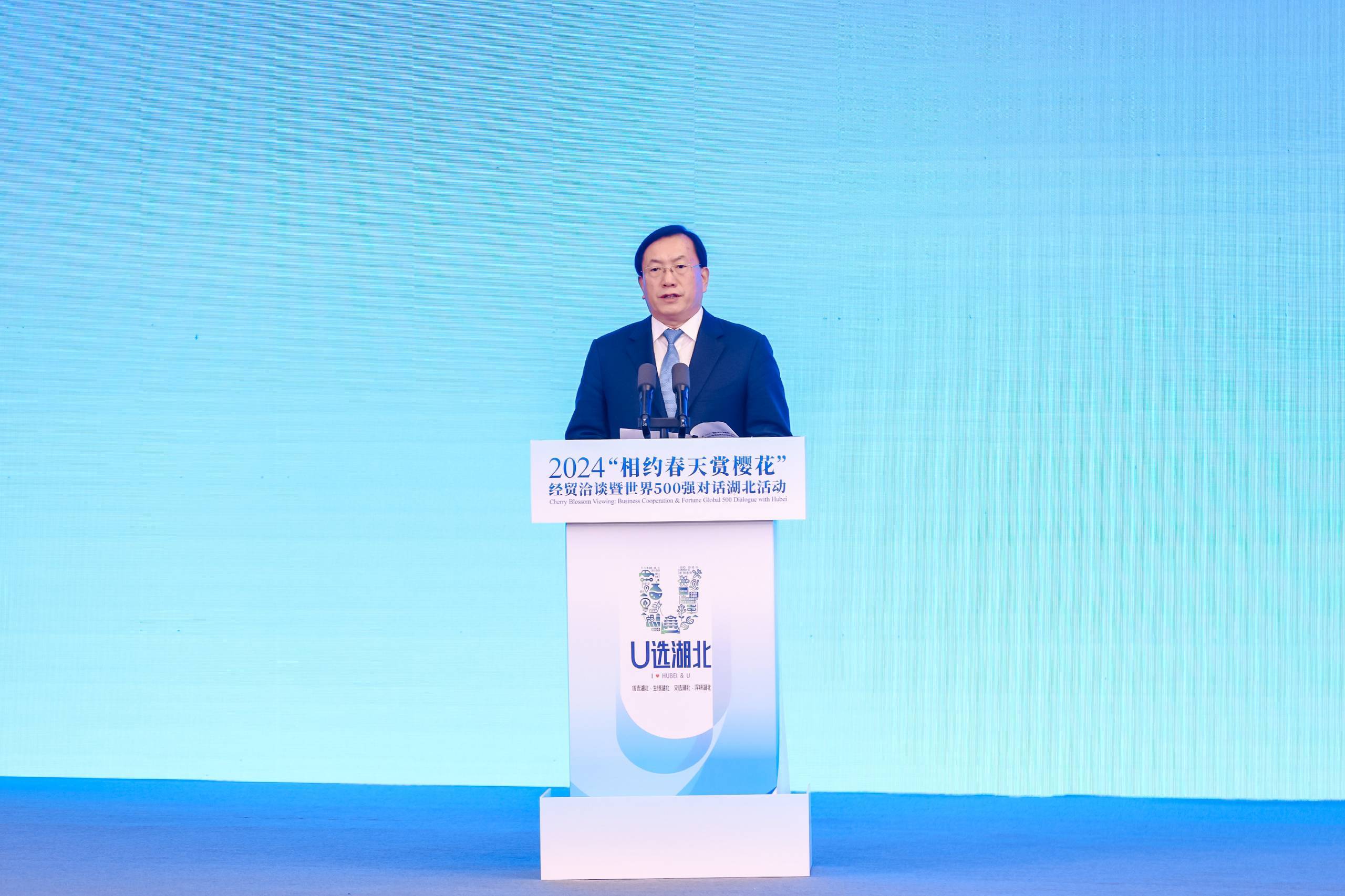 会议由湖北省委副书记、省长王忠林主持（官方供图）