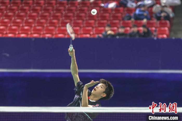 图为一名选手在比赛中。刘力鑫 摄